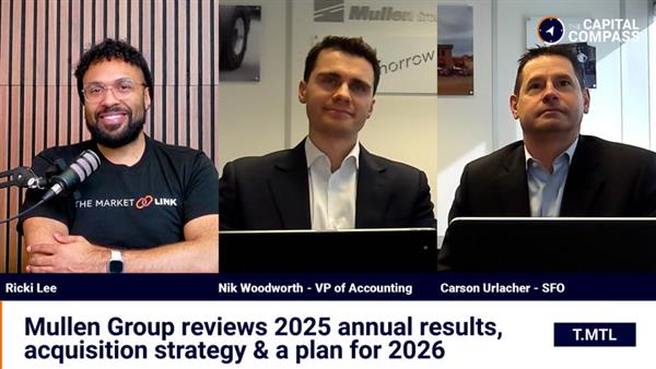 Mullen Group discusses 2025 results and 2026 plan