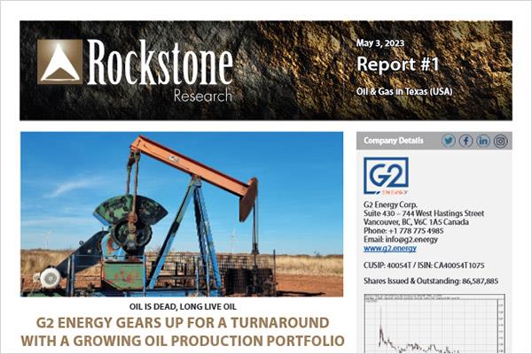 G2 Energy gears up for a turnaround with a growing oil production