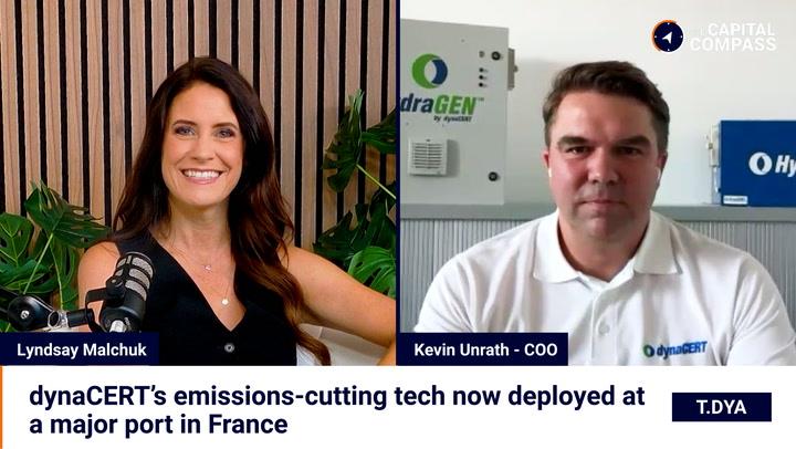 dynaCERT’s emissions-cutting tech now deployed at a major port in France