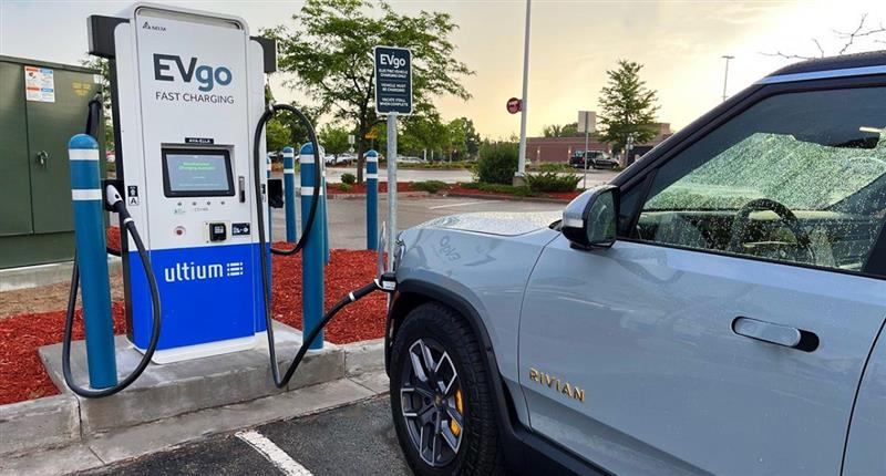 EVgo adds Rivian models to its fast-charging EV stations