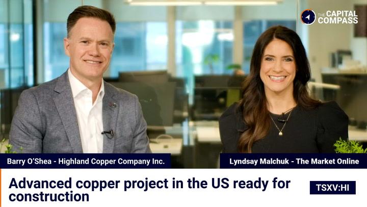 Advanced copper project in the US ready for construction