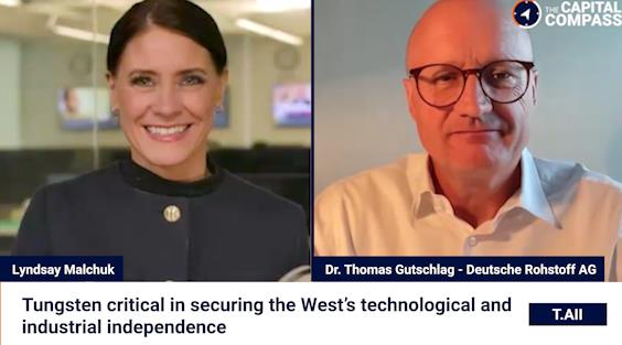 Tungsten critical in securing the West’s technological and industrial independence