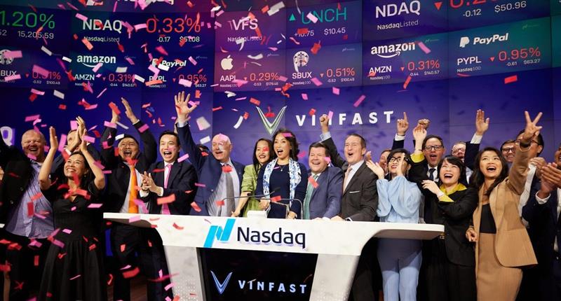 VinFast stock spikes after making NASDAQ debut