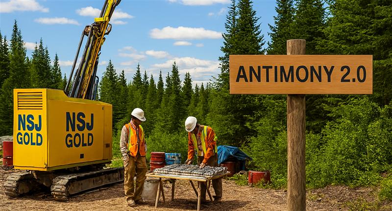 NSJ Gold (CSE:NSJ): Junior antimony miner could reignite North American production