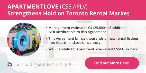 ApartmentLove Strengthens Hold on Toronto Rental Market