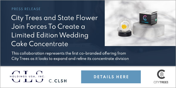 City Trees and State Flower Join Forces To Create a Limited Edition Wedding Cake Concentrate