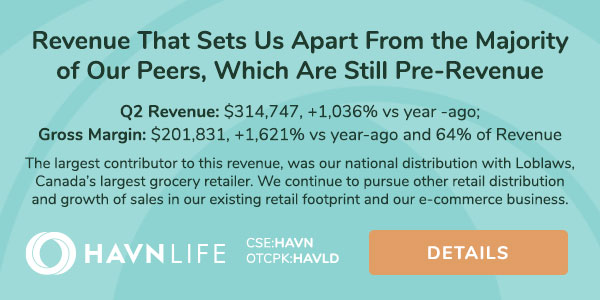 Revenue That Sets Us Apart From the Majority of Our Peers, Which Are Still Pre-Revenue