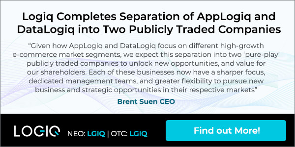Logiq Completes Separation of AppLogiq and DataLogiq into Two Publicly Traded Companies