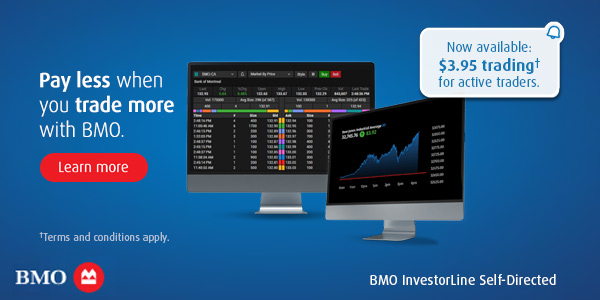 Pay less when you trade more with BMO.