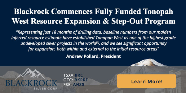 Blackrock Commences Fully Funded Tonopah West Resource Expansion & Step-Out Program