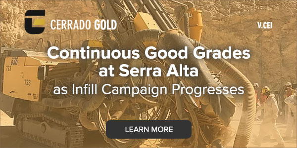 Continuous Good Grades at Serra Alta as Infill Campaign Progresses
