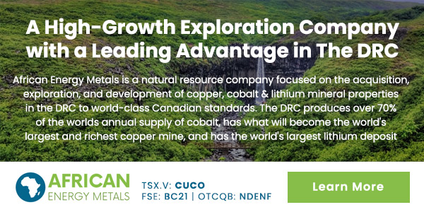 A High-Growth Exploration Company with a Leading Advantage in The DRC