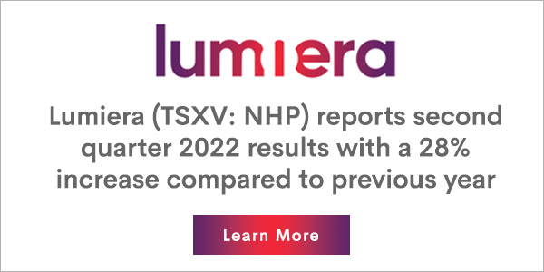 Lumiera reports second quarter 2022 results with a 28% increase compared to previous year