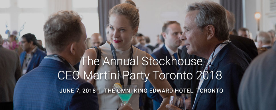 Stockhouse CEO Martini Party 2017 Vancouver